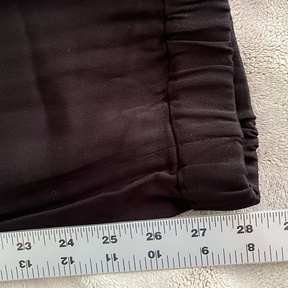 Kate Spade Tuxedo Style Black Viscose Jogger Pants Slacks Size 6 Night Out - Picture 13 of 13